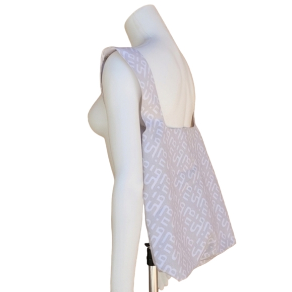 SWEATY BETTY x HALLE BERRY Logo Canvas Cotton Tote Bag Purse Carryall Gym Travel - Picture 4 of 16